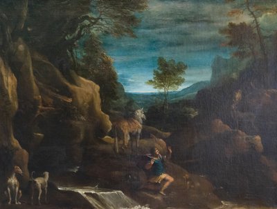 Aziz Eustace'in vizyonu by Annibale Carracci