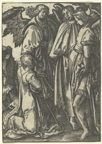 İbrahim ve üç melek by Anonymous