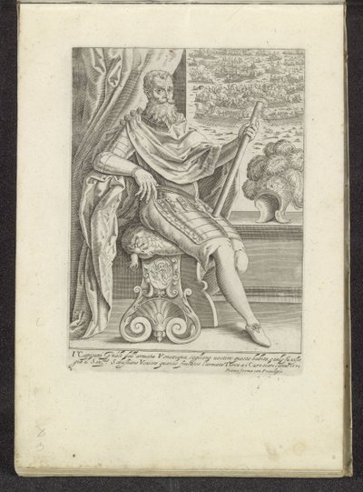 Amiral Sebastiano Vernier en de Cüruf bij İnebahtı Sahneler uit het Venetiaanse leven (dizi adı) Habiti d