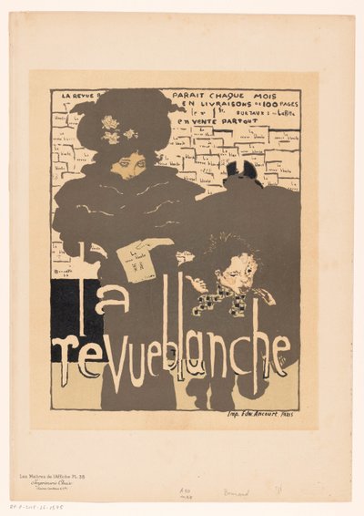 La Revue Blanche için reklam Poster Masters (nesne üzerinde seri başlığı) by Anonymous
