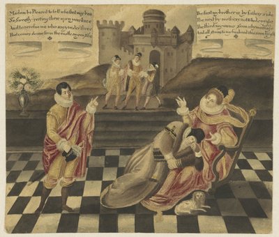 Alegorik grup portresi by Anonymous