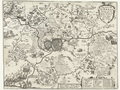 Fransen tarafından Beleg van Arras kapısı, 1640 Fransa Kralı Louis XIII.iesme
