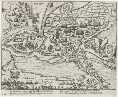Arşidük Albrecht tarafından Hulst Kuşatması, 1596 by Anonymous