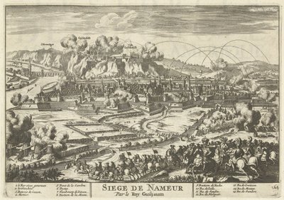 Beleg van Namen kapı konisi Willem III, 1695 Siege de Nameur Roy Guiljaum