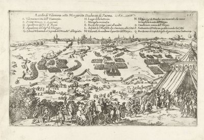 Beleg van Valenciennes, 1567 Parma Margarita Düşesi altında Valencena Kuşatması. 1567 (nesne üzerindeki başlık) by Anonymous