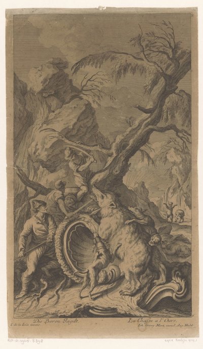 Berenjacht Die Baeren Jagdt / Ayı Avı (nesnedeki başlık) by Anonymous