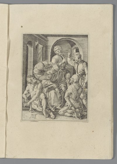 İsa ile alay etmek Küçük Tutku (dizi adı) Passio Christi Ab Alberto Durer Nurenburgensi Effigiata (dizi adı) by Anonymous
