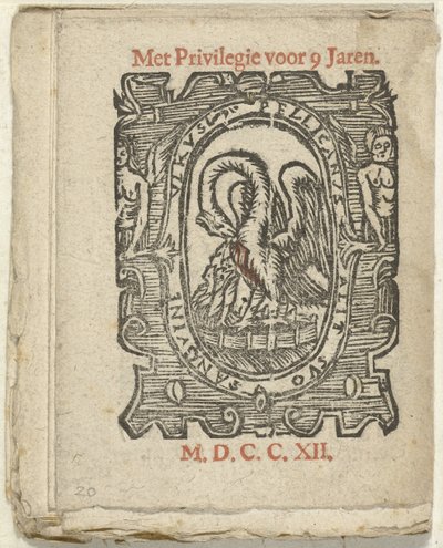 Yayıncının işaretli sayfa, 1712 Lidt de Maen