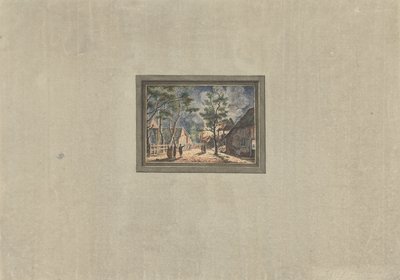 Muiderberg'de yangın, 1746 by Anonymous