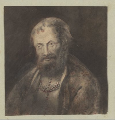 Bir erkek büstü, kolye ile by Anonymous