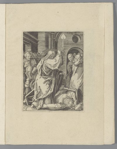 Mesih sarrafları tapınaktan kovuyor Küçük Tutku (dizi adı) Passio Christi Ab Alberto Durer Nurenburgensi Effigiata (dizi adı) by Anonymous