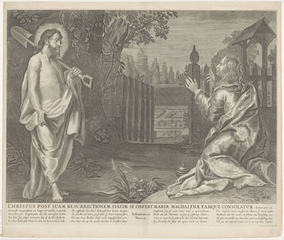 Christ verschijnt als tuinman aan Mary Magdalen (Bana dokunma) İsa dirilişinden hemen sonra Magdalalı Meryem
