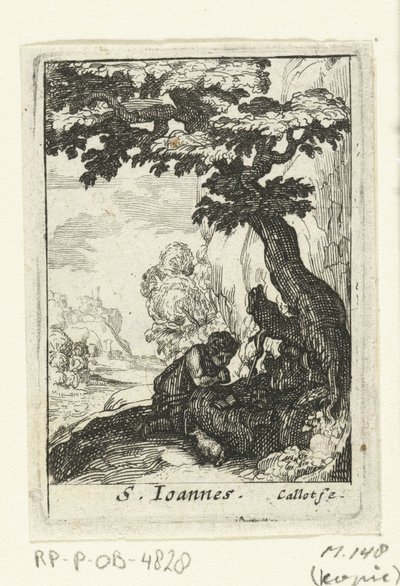 Tövbekar Vaftizci Yahya S. Ioannes (nesne üzerindeki başlık) Tövbekar Azizler (dizi adı) by Anonymous