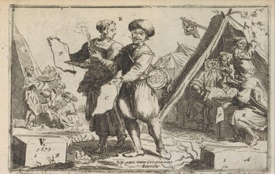 Cesur Batavianlar, 1673 Cesur Bataviers / Le vaillans Bataviers (nesne üzerindeki başlık) by Anonymous
