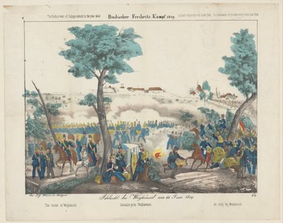 Waghäusel Savaşı, 1849 Schlacht bei Waghäusel 21 Haziran 1849 / Waghäusel savaşı / Bataille près Waghäusel / Waghäusel savaşı (nesne üzerindeki başlık) Badischer Freiheits-Kampf 1849 (...) 1849 yılında Baden özgürlük savaşı (seri ti by Anonymous