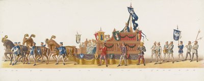 1873 Delft alayı (sekizinci plaka) Delft Öğrenci Birliği üyeleri tarafından 8 Temmuz 1873