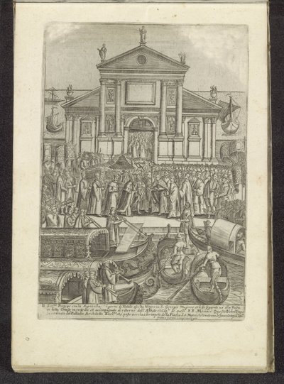 Doge en Serenissima Signoria voor de kerk van San Giorgio Maggiore te Venetië Sahneler uit het Venetiaanse leven (dizi adı) Habiti d