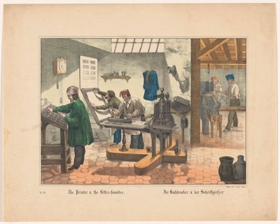 Drukkerij ve lettergieterij Yazıcı ve Mektup kurucusu (nesne üzerindeki başlık) by Anonymous