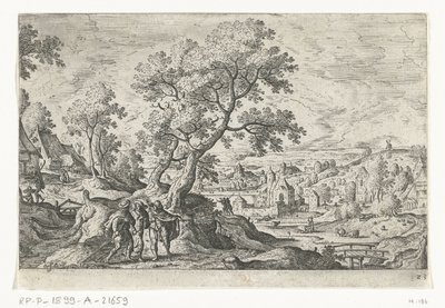 emmaus Mitolojik ve İncil sahneleri içeren manzaralar (dizi adı) by Anonymous
