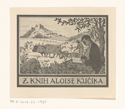 Ekslibris van Aloise Kučík by Anonymous
