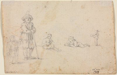 Beş Figür Çalışması (versi) by Anonymous