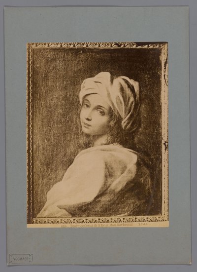 Guido Reni'nin, Roma'daki Galleria Barberini'deki Beatrice Cenci'nin boyalı bir portresinin fotoğraf reprodüksiyonu Beatrice Cenci di G. Reni - Gall. Barberini (nesne üzerine başlık) Roma (nesne üzerine seri başlığı) by Anonymous
