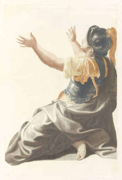 miğferli kadın figürü by Anonymous
