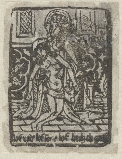 Merhamet koltuğu Kutsal Üçlü by Anonymous