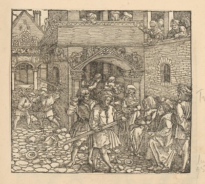 Bir köyde silahlı adamlar by Anonymous
