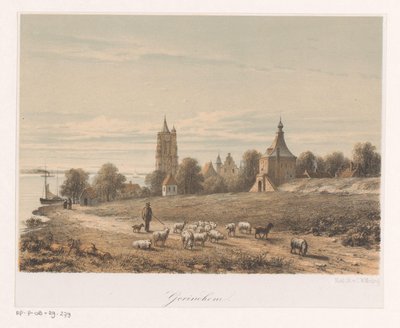 Gorinchem'in görünümü by Anonymous