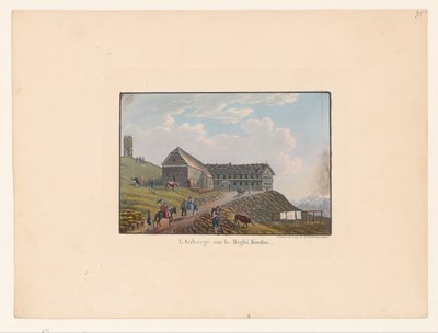 Rigi Kulm L'Auberge sur le Righi Koulm'un görünümü (nesne üzerindeki başlık) by Anonymous