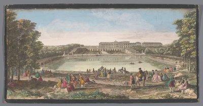 Versailles Sarayı Orangerie'nin görünümü Vüe du Château de Versailles du côté de l'Orangerie (nesnenin başlığı) by Anonymous