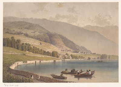 Montrö kilisesinin görünümü by Anonymous