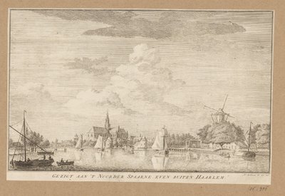 Haarlem yakınlarındaki Noorder Spaarne