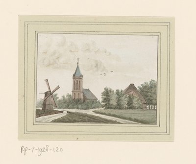 Hoogwoud köyünün görünümü by Anonymous