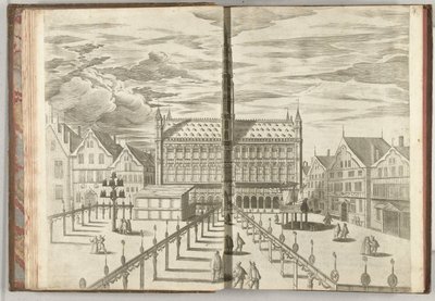 Hall of Fame ile Grote Markt, 1594 by Anonymous