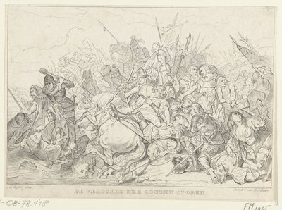 Altın Mahmuzlar Savaşı, 1302 Altın Mahmuzlar Savaşı (nesnedeki başlık) by Anonymous