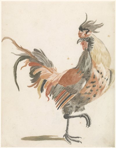 Sağa yürüyen horoz (versiyon B) by Anonymous