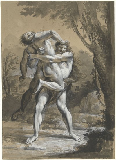 Antaeus'taki Herkül by Anonymous