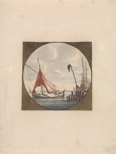 Yelkenleri kaldırmak Denizde Gemiler (seri B) (seri başlığı) by Anonymous