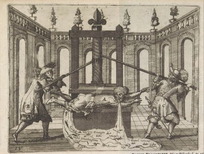 Fransız Matbaasında Hollanda, 1672-1673 Fransa Druck-Pers, Hollant 1672 ve 1673
