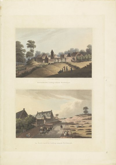 Hougoumont ve La Haye-Sainte Hougomont, Waterloo / La Haye Sainte