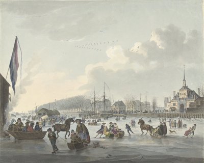 Rotterdam için Dondurma Eğlencesi, 1784 dolayları by Anonymous
