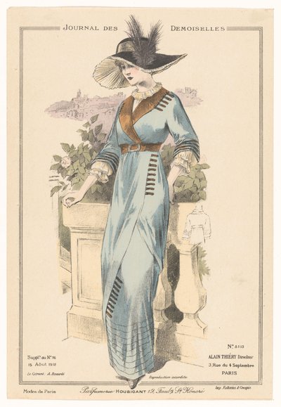 Journal des Demoiselles 15 Ağustos 1912, no. 5113 by Anonymous