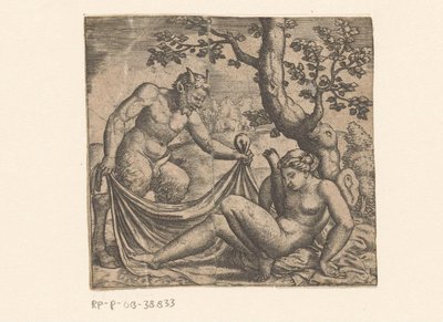 Jüpiter ve Antiope by Anonymous