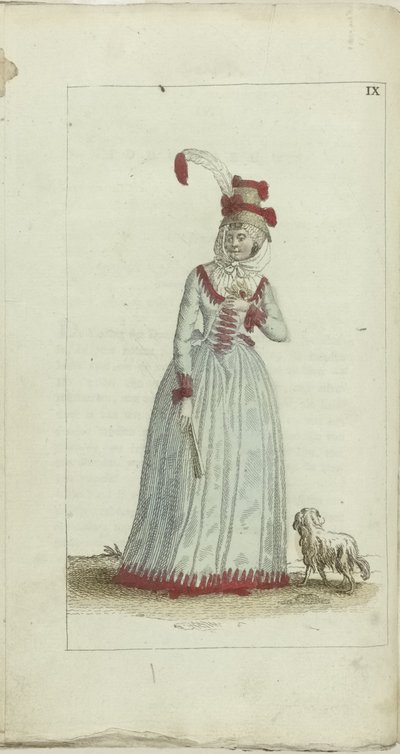 Moda ve Lezzet Dolabı 1791, pl. IX by Anonymous
