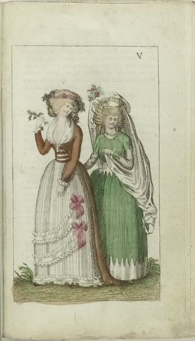 Moda ve zevk dolabı 1791, pl. V by Anonymous