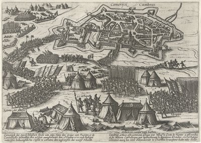 Cambrai, Fuentes tarafından kuşatıldı ve ele geçirildi, 1595 by Anonymous
