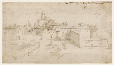 Anvers'teki Capuchin Manastırı (?) by Anonymous