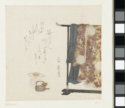 Bir stand üzerinde kimono by Anonymous